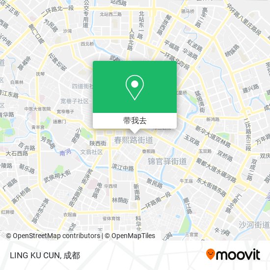LING KU CUN地图