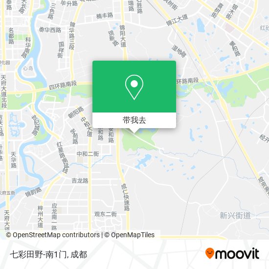 七彩田野-南1门地图
