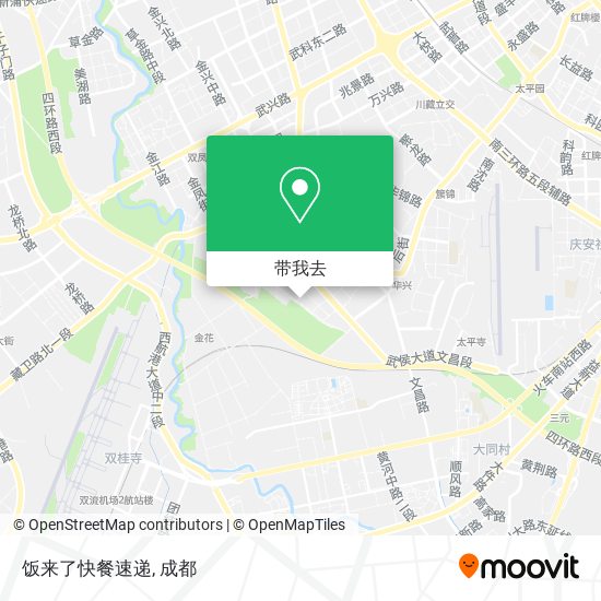 饭来了快餐速递地图