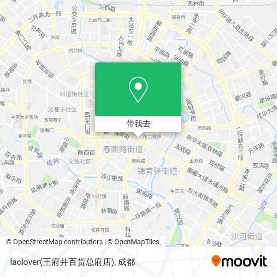 laclover(王府井百货总府店)地图