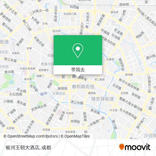 银河王朝大酒店地图