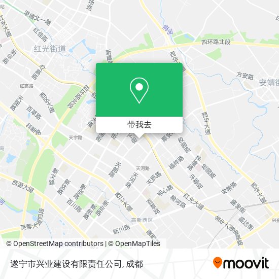 遂宁市兴业建设有限责任公司地图