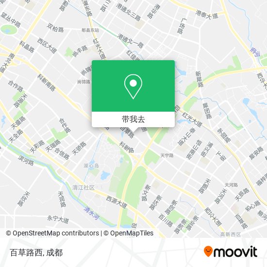 百草路西地图