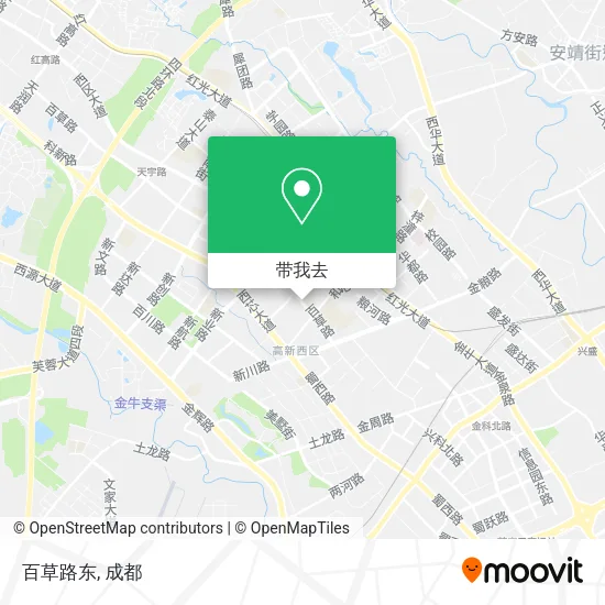 百草路东地图