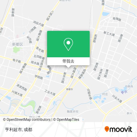 亨利超市地图