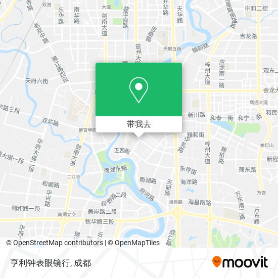 亨利钟表眼镜行地图