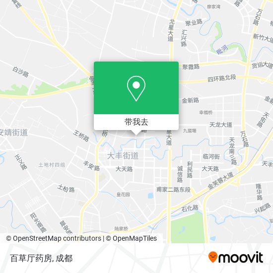 百草厅药房地图