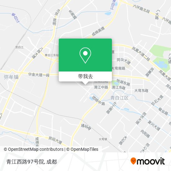 青江西路97号院地图