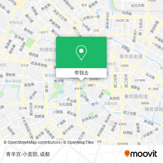 青羊宫-小卖部地图