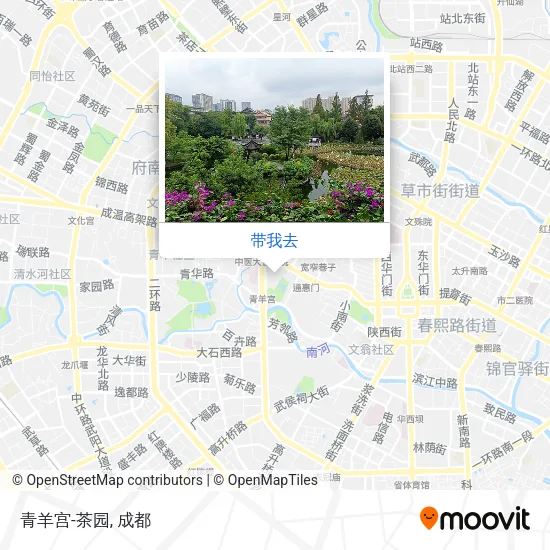 青羊宫-茶园地图