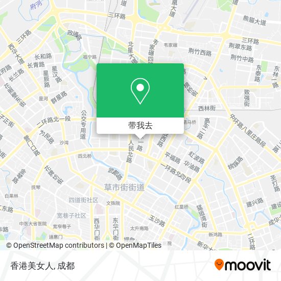 香港美女人地图