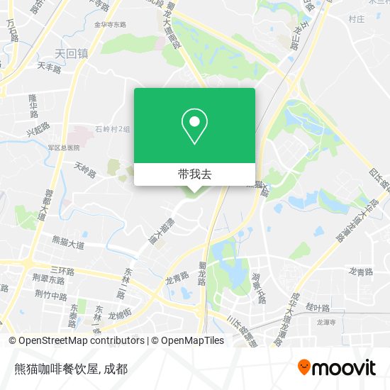 熊猫咖啡餐饮屋地图