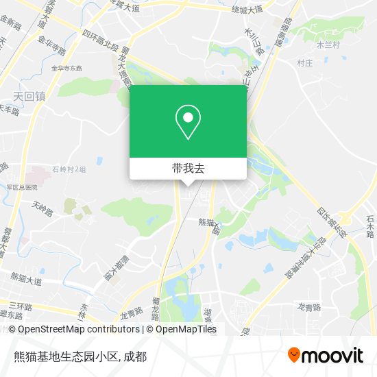 熊猫基地生态园小区地图