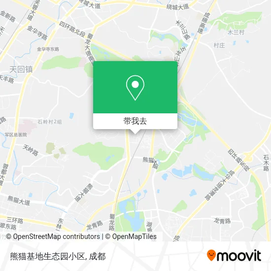 熊猫基地生态园小区地图