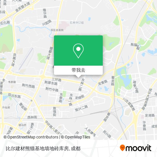 比尔建材熊猫基地墙地砖库房地图