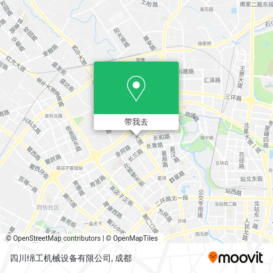 四川绵工机械设备有限公司地图