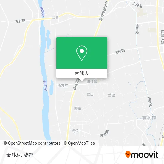 金沙村地图