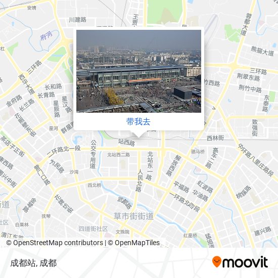 成都站地图
