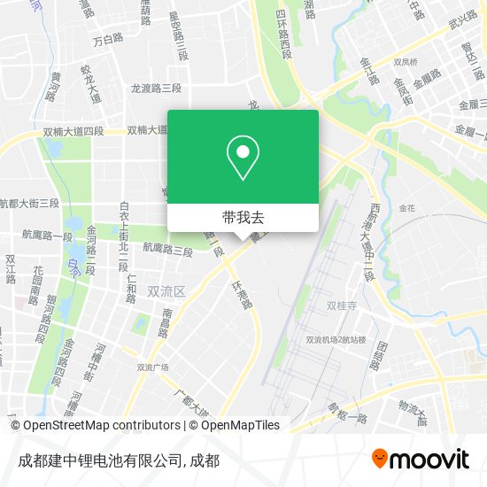 成都建中锂电池有限公司地图