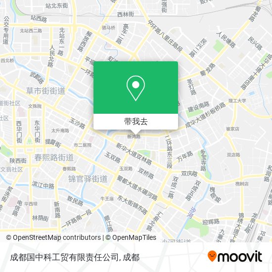 成都国中科工贸有限责任公司地图