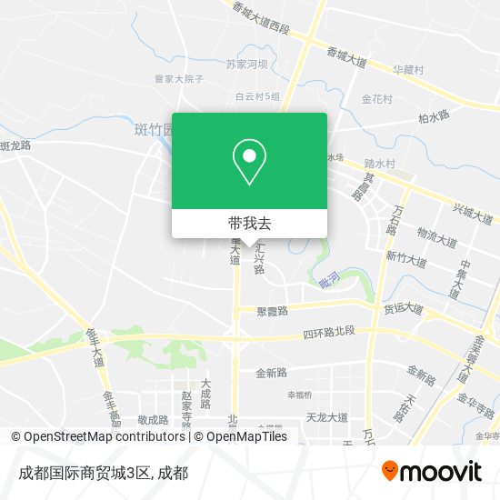 成都国际商贸城3区地图