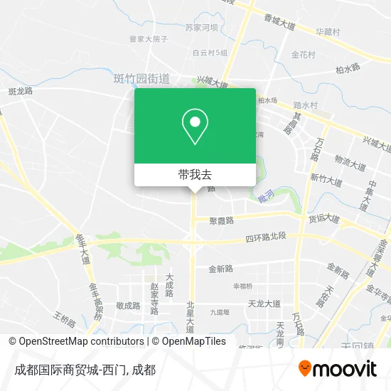 成都国际商贸城-西门地图
