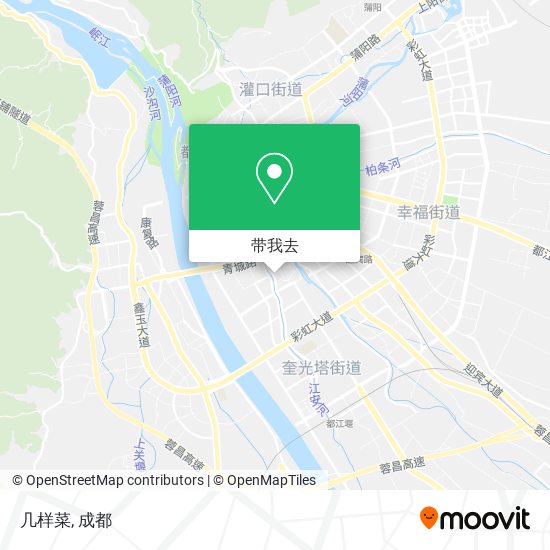 几样菜地图
