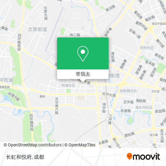 长虹和悦府地图
