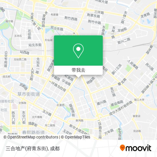 三合地产(府青东街)地图