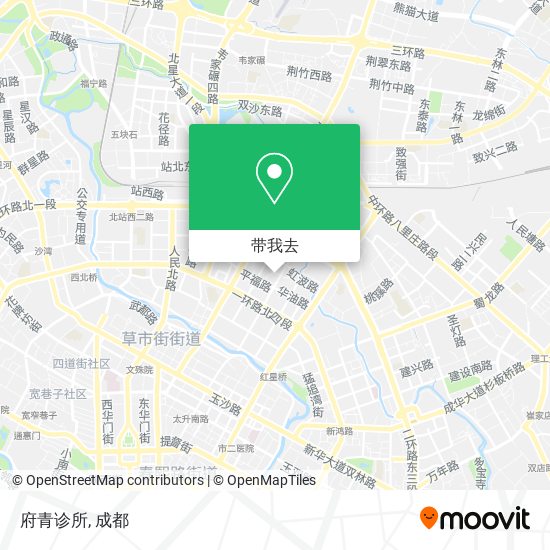 府青诊所地图