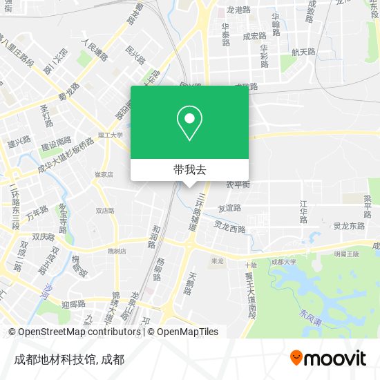成都地材科技馆地图