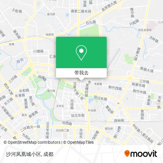 沙河凤凰城小区地图