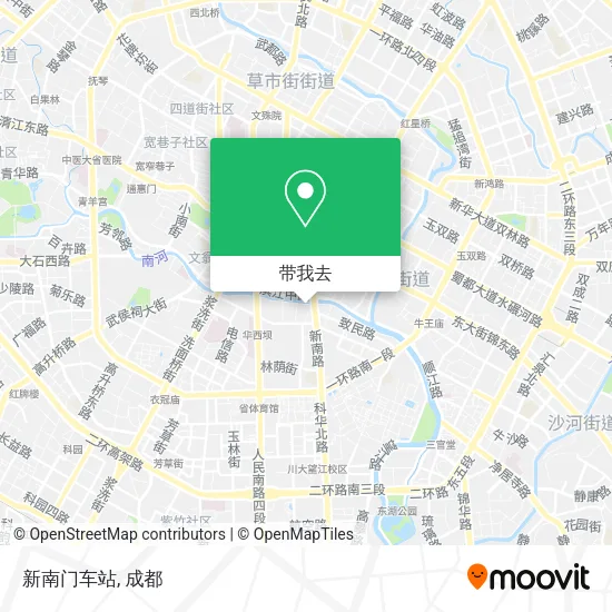 新南门车站地图