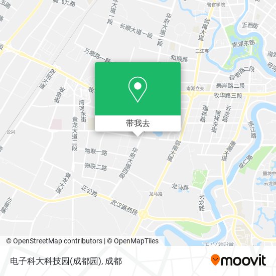 电子科大科技园(成都园)地图