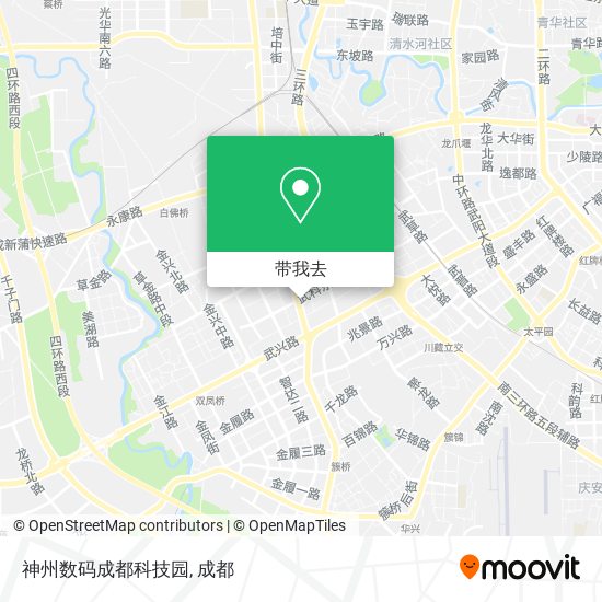 神州数码成都科技园地图