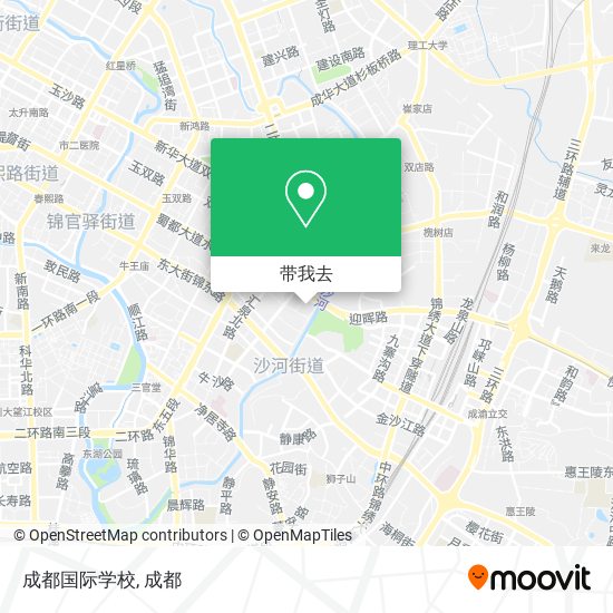 成都国际学校地图