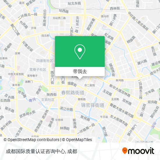 成都国际质量认证咨询中心地图