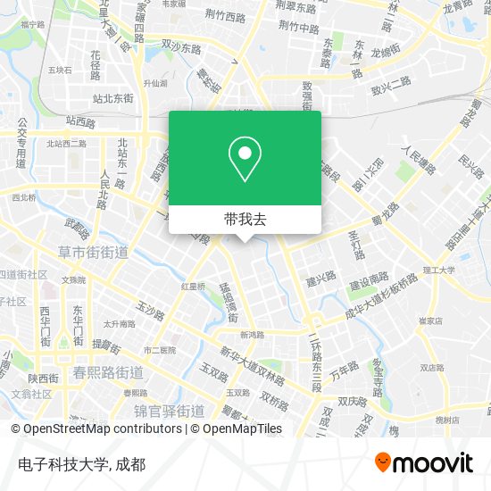 电子科技大学地图