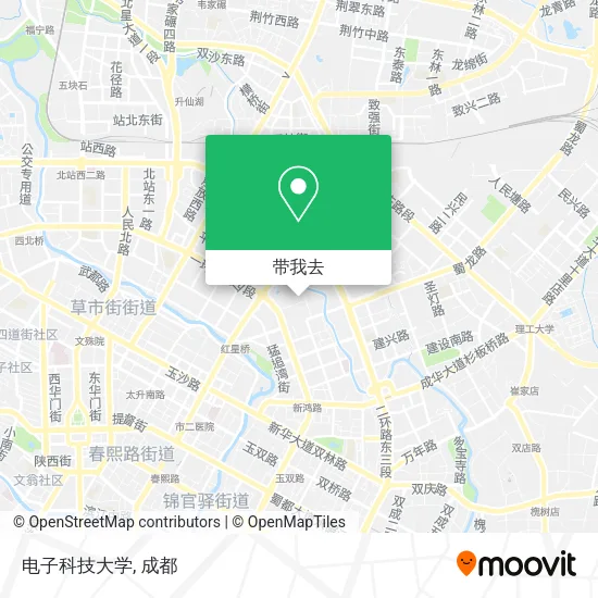 电子科技大学地图