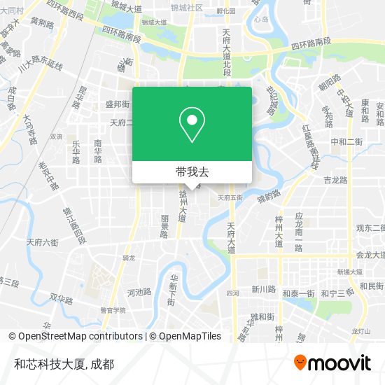 和芯科技大厦地图