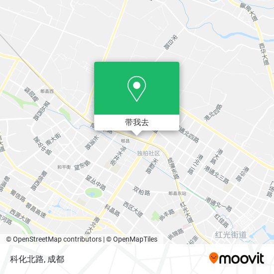 科化北路地图