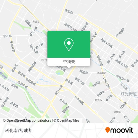 科化南路地图