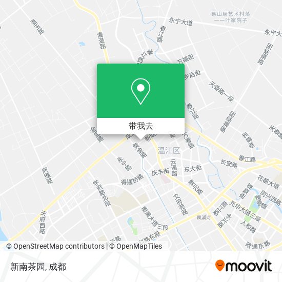 新南茶园地图