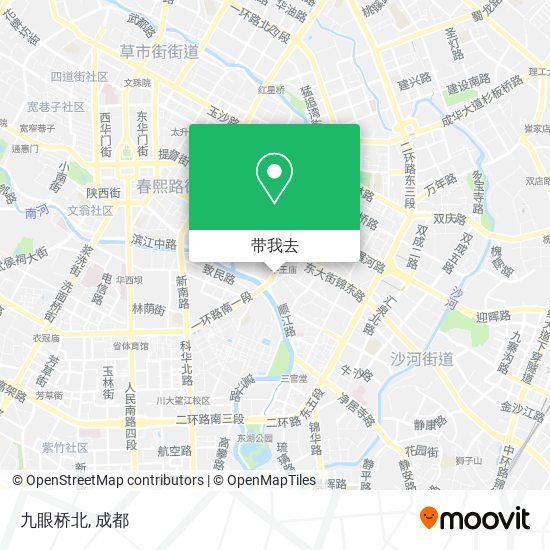 九眼桥北地图