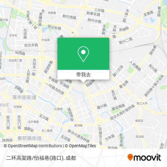二环高架路/怡福巷(路口)地图