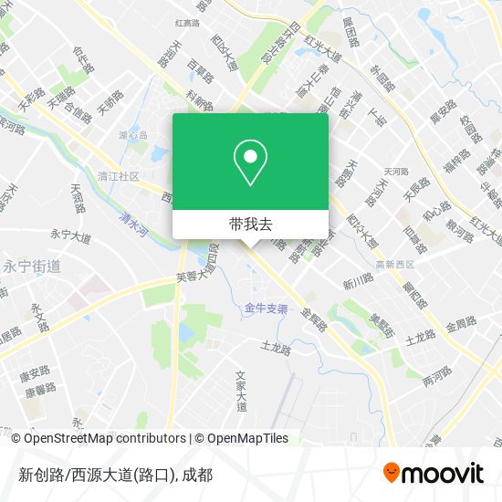 新创路/西源大道(路口)地图