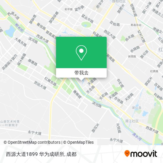 西源大道1899 华为成研所地图