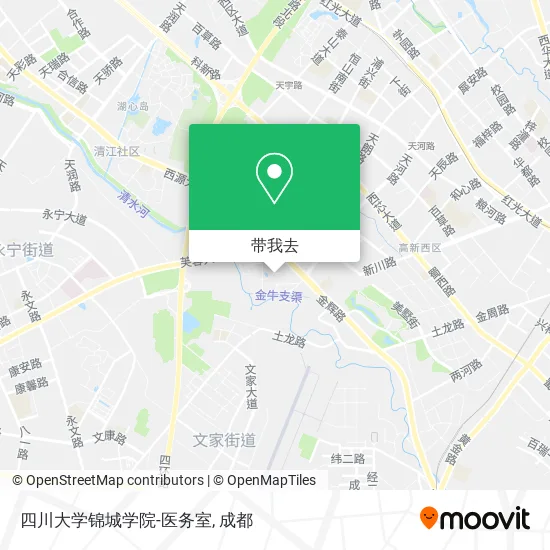 四川大学锦城学院-医务室地图