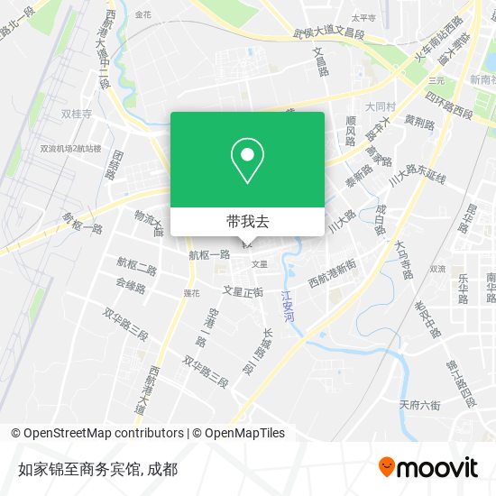 如家锦至商务宾馆地图