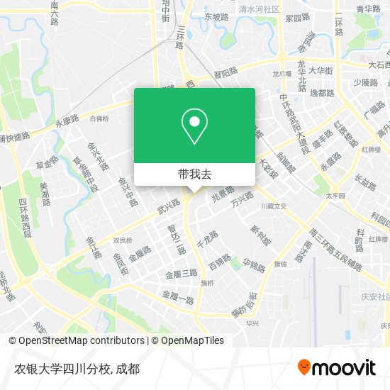 农银大学四川分校地图
